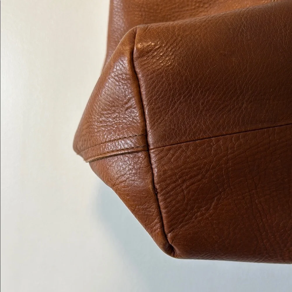 Madewell Transport Brown Leather Tote - Picture 6 of 11
